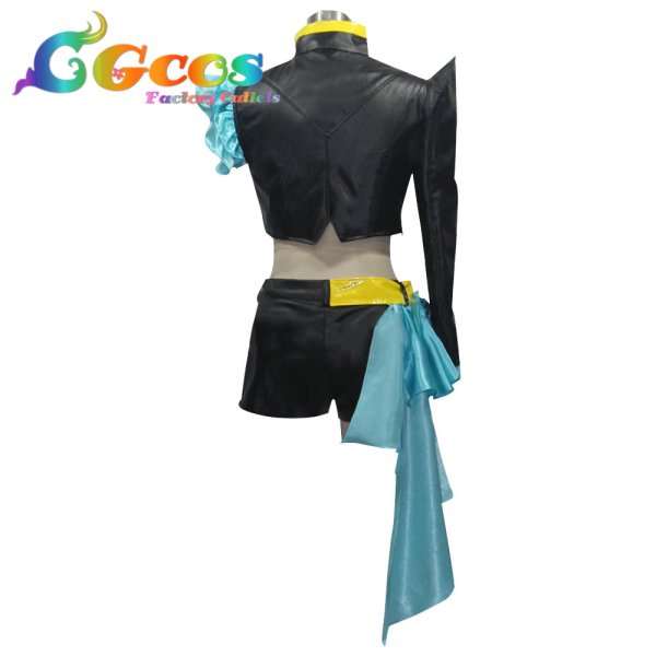 画像4: マクロスΔ 美雲・ギンヌメール 絶対零度θノヴァティックジャケ写 コスプレ衣装 (4)