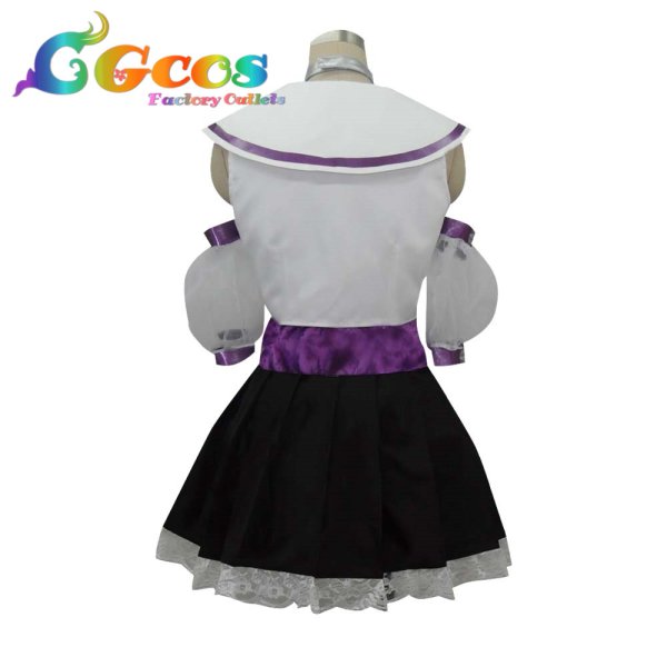 画像2: ももいろクローバーZ ももクロ Z女戦争 紫色 高城れに コスプレ衣装 (2)