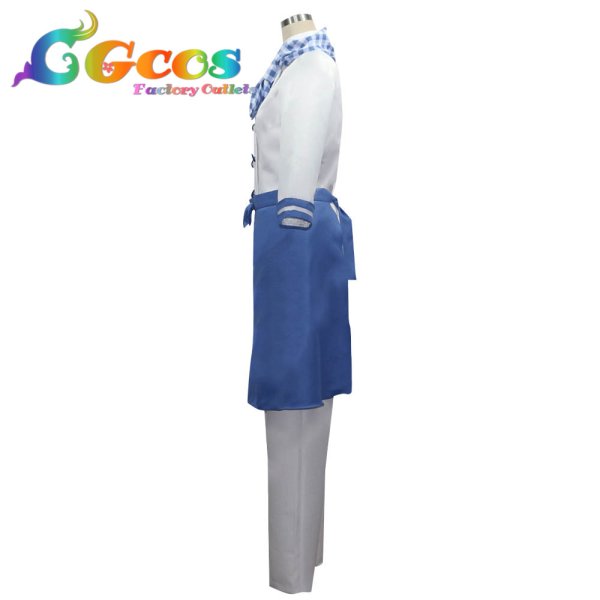 画像2: イナズマイレブン 基山タツヤ 吉良ヒロト 涼野風介 南雲晴矢 カフェver. コスプレ衣装 (2)