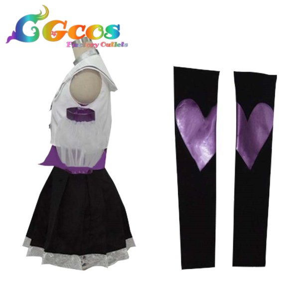 画像3: ももいろクローバーZ ももクロ Z女戦争 紫色 高城れに コスプレ衣装 (3)