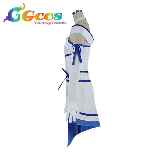 画像2: 劇場版 ダンジョンに出会いを求めるのは間違っているだろうか オリオンの矢 ヘスティア コスプレ衣装 (2)