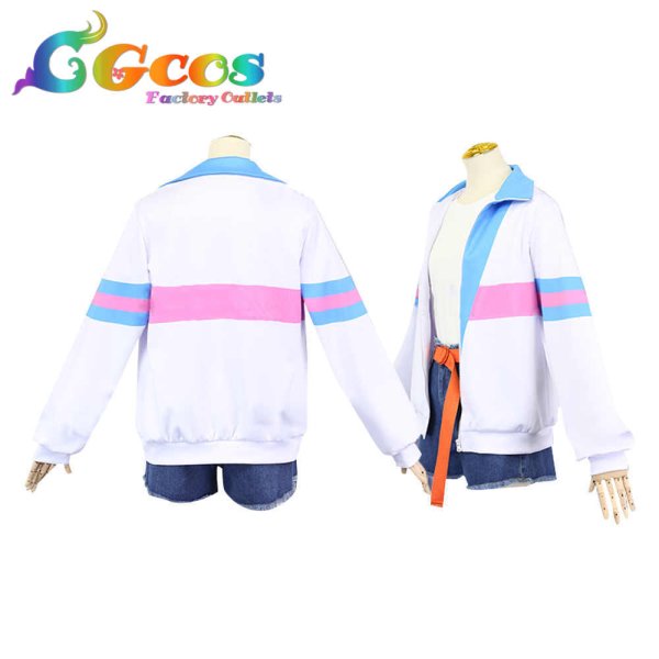 画像2: バーチャルYouTuber Vtuber 桃鈴ねね クリアファイル コスプレ衣装 (2)