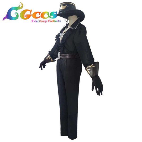 画像2: IdentityV 第五人格 探鉱者 ノートンキャンベル 黒いチューリップ コスプレ衣装 (2)
