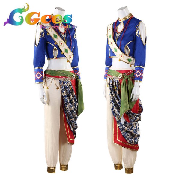 画像4: あんさんぶるスターズ! サマーバカンス 伏見弓弦 日々樹渉 姫宮桃李 天祥院英智 コスプレ衣装 (4)