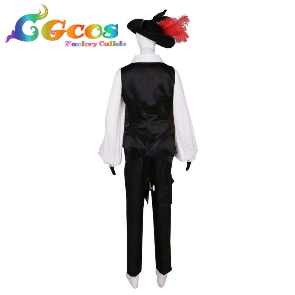 画像3: アークナイツ ファントムとクリムゾンソリティア コスプレ衣装 (3)