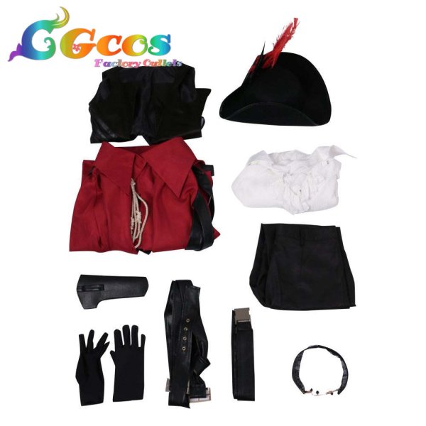 画像5: アークナイツ ファントムとクリムゾンソリティア コスプレ衣装 (5)