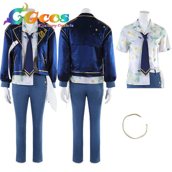 画像7: あんさんぶるスターズ! Finder Girl 氷鷹北斗 明星スバル 遊木真 衣更真緒 コスプレ衣装 (7)