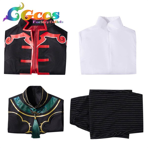 画像4: Fate/Grand Order 太公望 霊基再臨 第二段階 コスプレ衣装 (4)