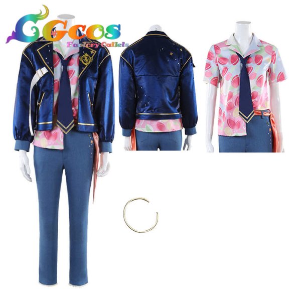 画像6: あんさんぶるスターズ! Finder Girl 氷鷹北斗 明星スバル 遊木真 衣更真緒 コスプレ衣装 (6)