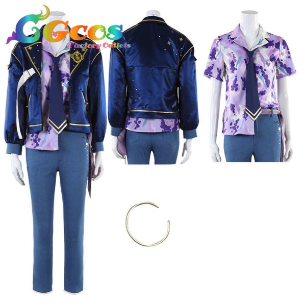 画像8: あんさんぶるスターズ! Finder Girl 氷鷹北斗 明星スバル 遊木真 衣更真緒 コスプレ衣装 (8)