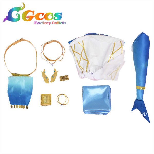 画像5: バーチャルYouTuber VTuber ガウル・グラ がうる・ぐら 新衣装 2021冬 コスプレ衣装 (5)