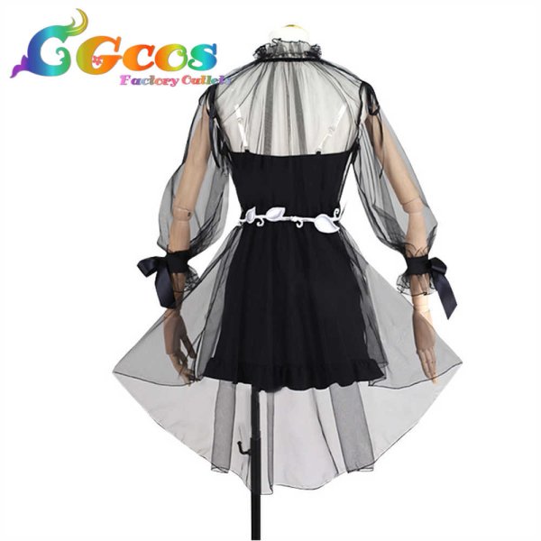 画像2: バーチャルYouTuber VTuber ワトソン・アメリア ドレス コスプレ衣装 (2)