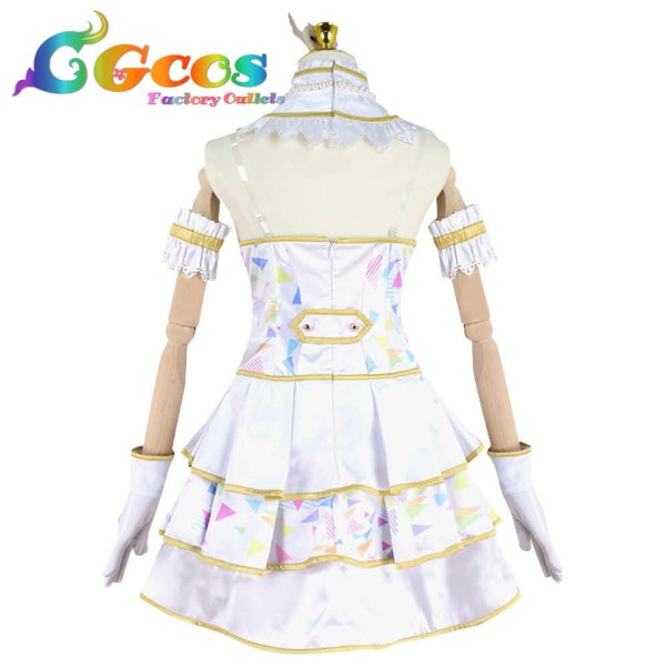 画像2: 菊地真 白石紬 伊吹翼 最上静香 三浦あずさ 如月千早 四条貴音 我那覇響 白瀬咲耶 大崎甘奈 田中摩美々 秋月律子 コスプレ衣装 (2)