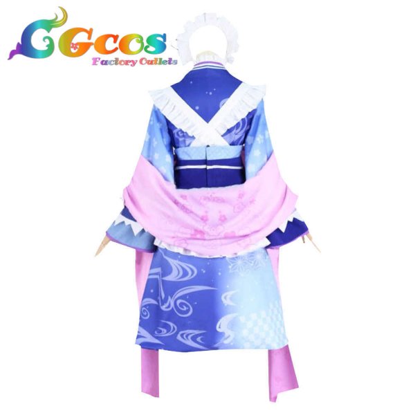 画像3: バーチャルYouTuber VTuber 湊あくあ 正月衣装 コスプレ衣装 (3)