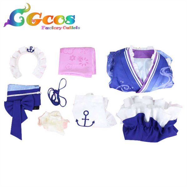 画像5: バーチャルYouTuber VTuber 湊あくあ 正月衣装 コスプレ衣装 (5)