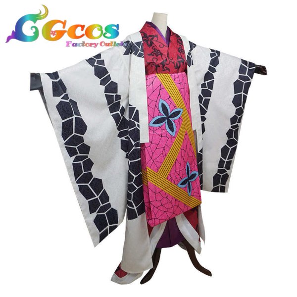 画像2: 鬼滅の刃 遊郭編 2期 堕姫 コスプレ衣装 (2)