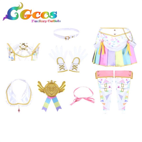 画像3: 神崎蘭子 星井美希 萩原雪歩 高槻やよい 双海亜美 双海真美 小宮果穂 奥空心白 春日未来 天海春香 杜野凛世 大崎甜花 コスプレ衣装 (3)