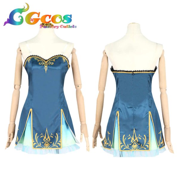 画像4: バーチャルYouTuber VTuber Ceres Fauna セレス・ファウナ 初期2D コスプレ衣装 (4)