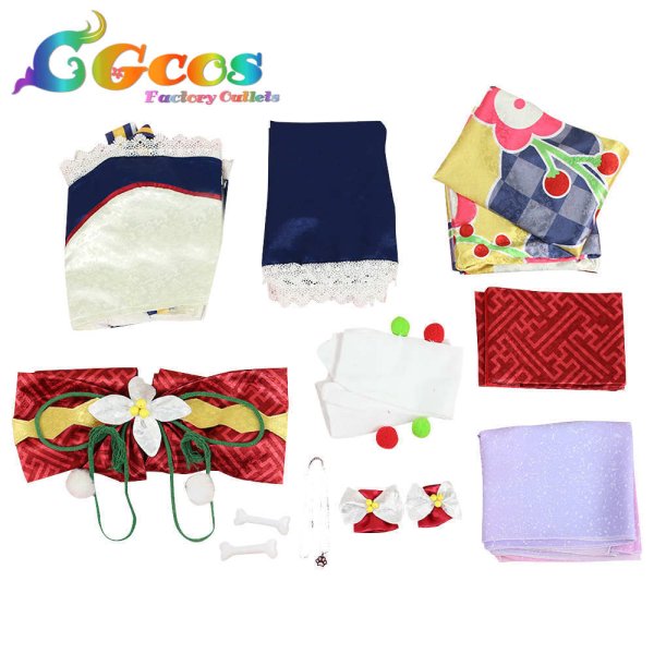 画像5: バーチャルYouTuber VTuber 戌神ころね 正月衣装 コスプレ衣装 (5)