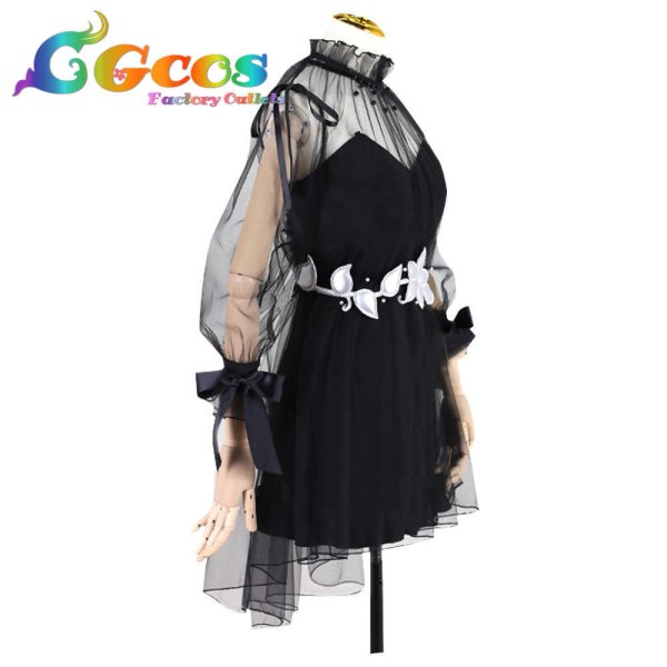 画像3: バーチャルYouTuber VTuber ワトソン・アメリア ドレス コスプレ衣装 (3)