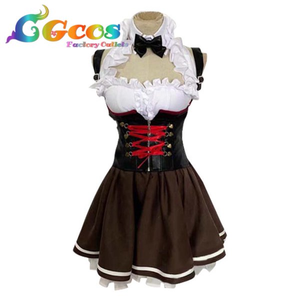 画像2: バーチャルYouTuber VTuber 白銀ノエル ディアンドル娘衣装 コスプレ衣装 (2)