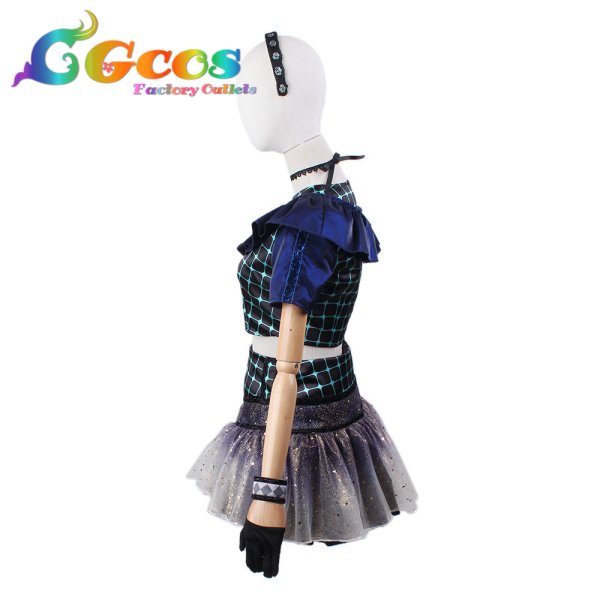 画像2: ラブライブ! サンシャイン!! Aqours 6thドームツアー Fantastic Departure! 小原鞠莉 コスプレ衣装 (2)