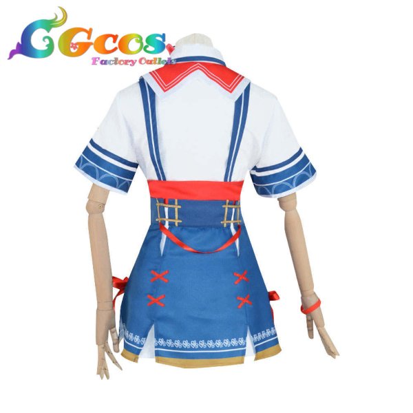 画像3: バーチャルYouTuber Vtuber 赤井はあと 通常衣装 コスプレ衣装 (3)