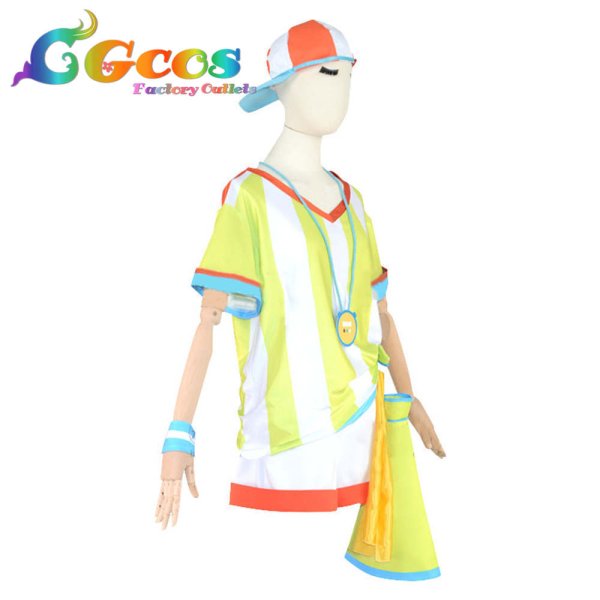 画像5: バーチャルYouTuber VTuber 大空スバル 初期衣装 コスプレ衣装 (5)