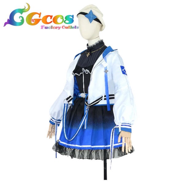 画像3: バーチャルYouTuber VTuber 天音かなた お仕事服 コスプレ衣装 (3)