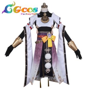 原神　九条裟羅　L〜XLサイズ コスプレ　衣装セット　下駄付 原神 九条裟羅 コスプレ 衣装 フルセット 三分妄想 - メルカリ