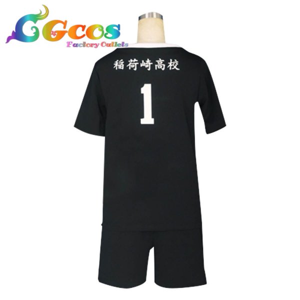 画像2: ハイキュー!! 稲荷崎高校 ユニフォーム 北信介 大耳練 尾白アラン 銀島結 宮侑 宮治 角名倫太郎 赤木路成 コスプレ衣装 (2)