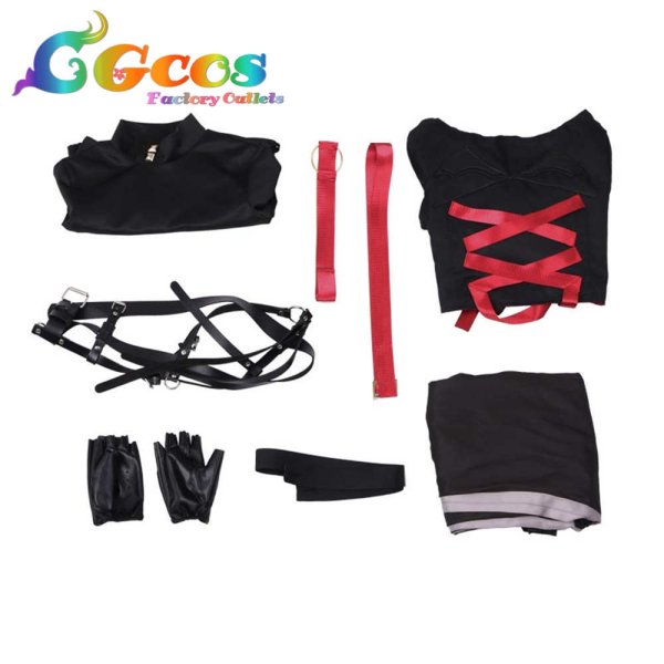 画像5: バーチャルYouTuber VTuber 葛葉 赤い服 コスプレ衣装 (5)