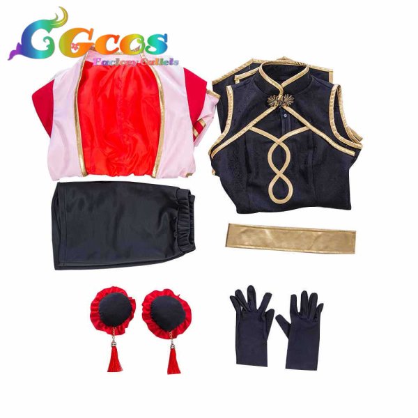 画像2: ラブライブ!虹ヶ咲学園スクールアイドル同好会 Eutopia 鐘嵐珠 ショウ・ランジュ コスプレ衣装 (2)