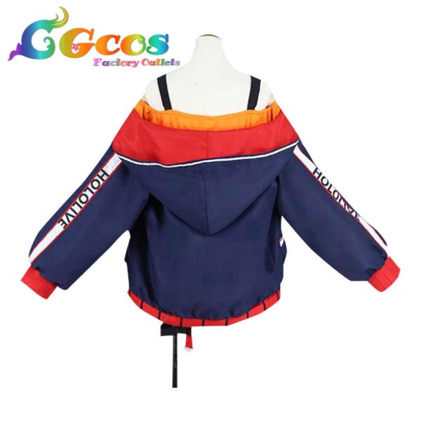 画像2: バーチャルYouTuber VTuber 夏色まつり ゲーミング部屋着 コスプレ衣装 (2)