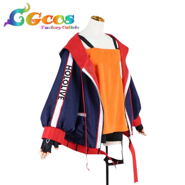 画像3: バーチャルYouTuber VTuber 夏色まつり ゲーミング部屋着 コスプレ衣装 (3)