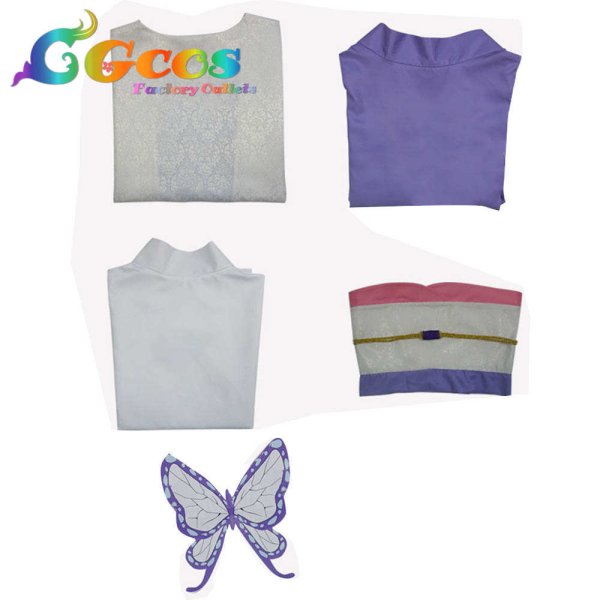 画像4: 鬼滅の刃 胡蝶カナエ コスプレ衣装 (4)