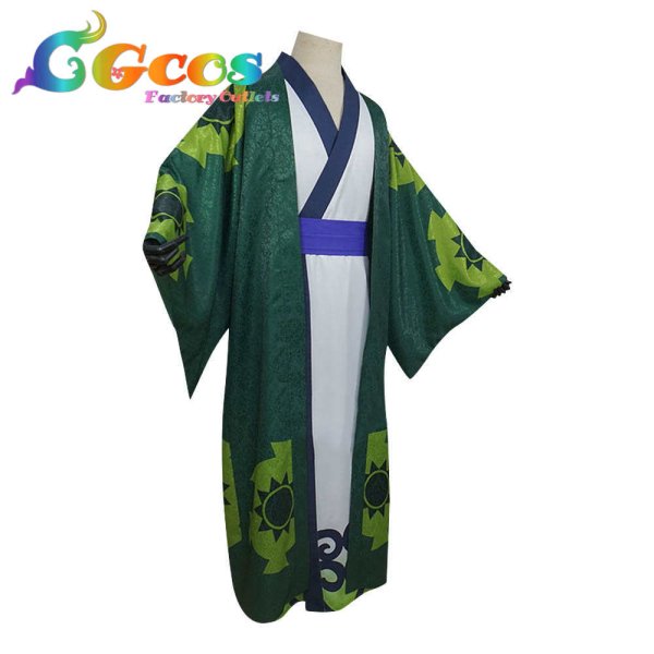 画像2: ワノ国編 ゾロ コスプレ衣装 (2)