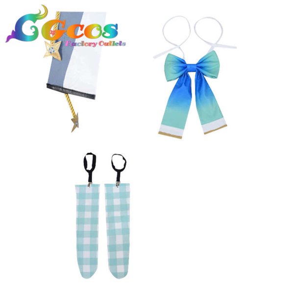 画像5: バーチャルYouTuber VTuber 天音かなた 初期 翼付き コスプレ衣装 (5)