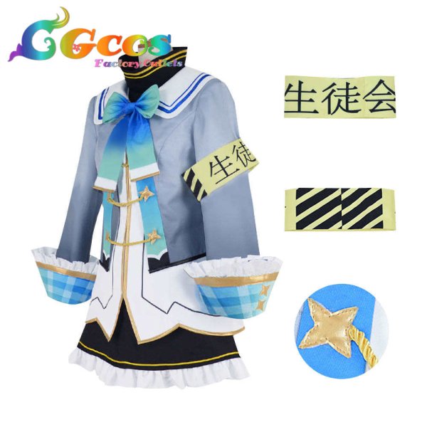 画像2: バーチャルYouTuber VTuber 天音かなた 初期 翼付き コスプレ衣装 (2)