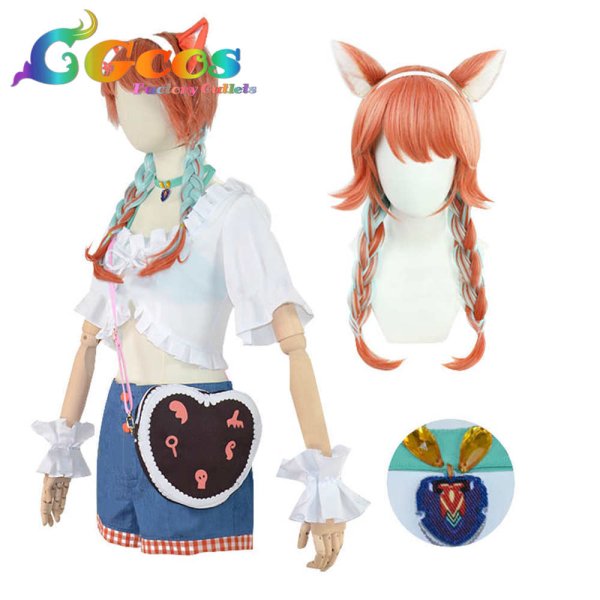 画像3: バーチャルYouTuber Vtuber 小鳥遊キアラ コスプレ衣装 (3)