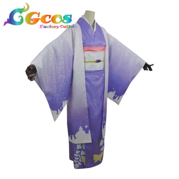 画像2: 鬼滅の刃 胡蝶カナエ コスプレ衣装 (2)