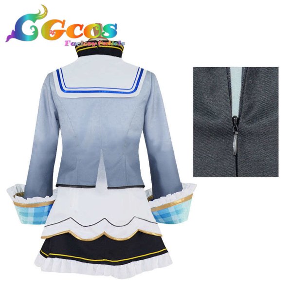 画像3: バーチャルYouTuber VTuber 天音かなた 初期 翼付き コスプレ衣装 (3)