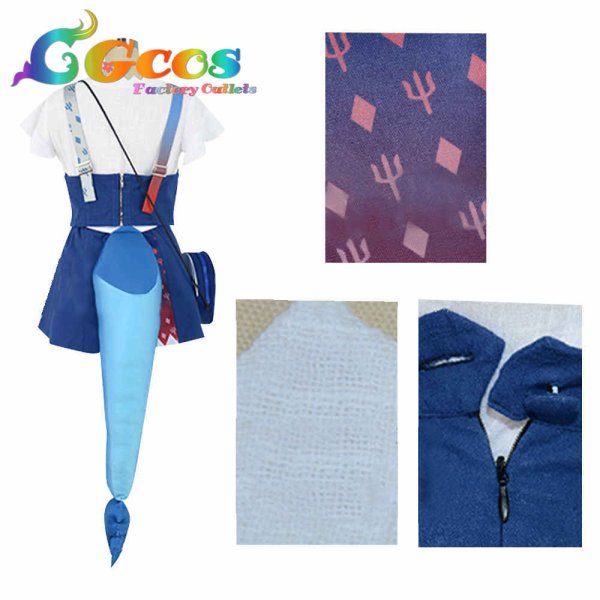 画像2: バーチャルYouTuber VTuber ガウル・グラ がうる・ぐら 新衣装 コスプレ衣装 (2)