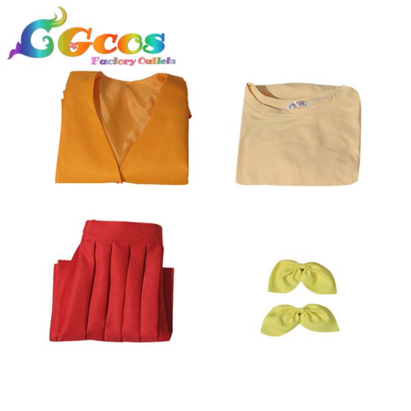 画像4: のんのんびより 宮内れんげ コスプレ衣装 (4)