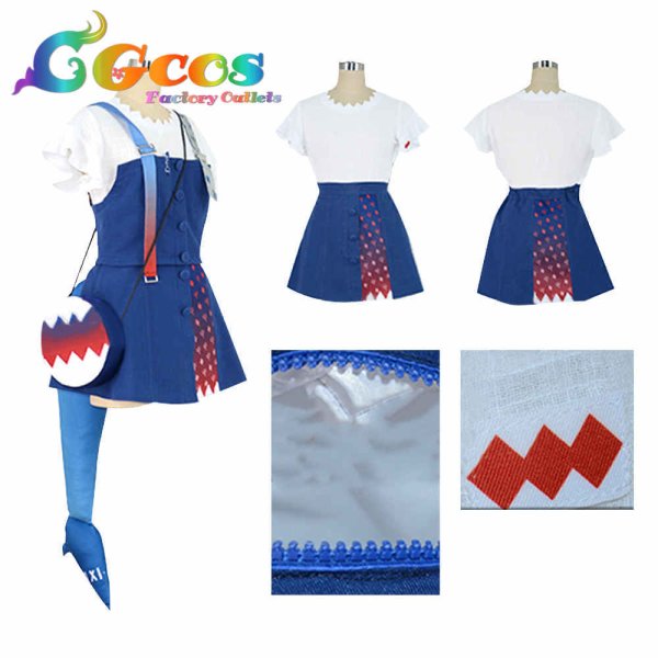 画像3: バーチャルYouTuber VTuber ガウル・グラ がうる・ぐら 新衣装 コスプレ衣装 (3)