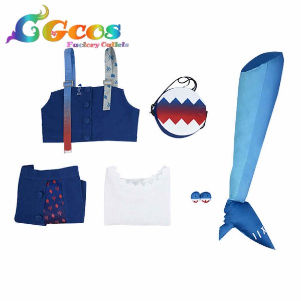 画像4: バーチャルYouTuber VTuber ガウル・グラ がうる・ぐら 新衣装 コスプレ衣装 (4)