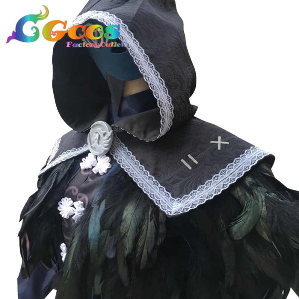 画像4: IdentityV 第五人格 占い師 イライ?クラーク 夜行フクロウ コスプレ衣装 (4)