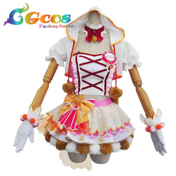 画像10: ラブライブ!スクフェスAC キャットツインテール 園田海未 高坂穂乃果 南ことり 西木野真姫 星空凛 小泉花陽 絢瀬絵里 矢澤にこ 東條希 コスプレ衣装 (10)