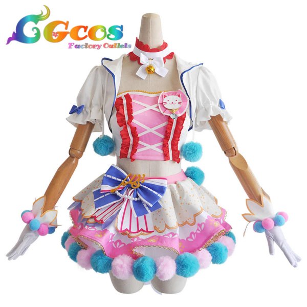 画像5: ラブライブ!スクフェスAC キャットツインテール 園田海未 高坂穂乃果 南ことり 西木野真姫 星空凛 小泉花陽 絢瀬絵里 矢澤にこ 東條希 コスプレ衣装 (5)