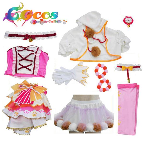 画像12: ラブライブ!スクフェスAC キャットツインテール 園田海未 高坂穂乃果 南ことり 西木野真姫 星空凛 小泉花陽 絢瀬絵里 矢澤にこ 東條希 コスプレ衣装 (12)